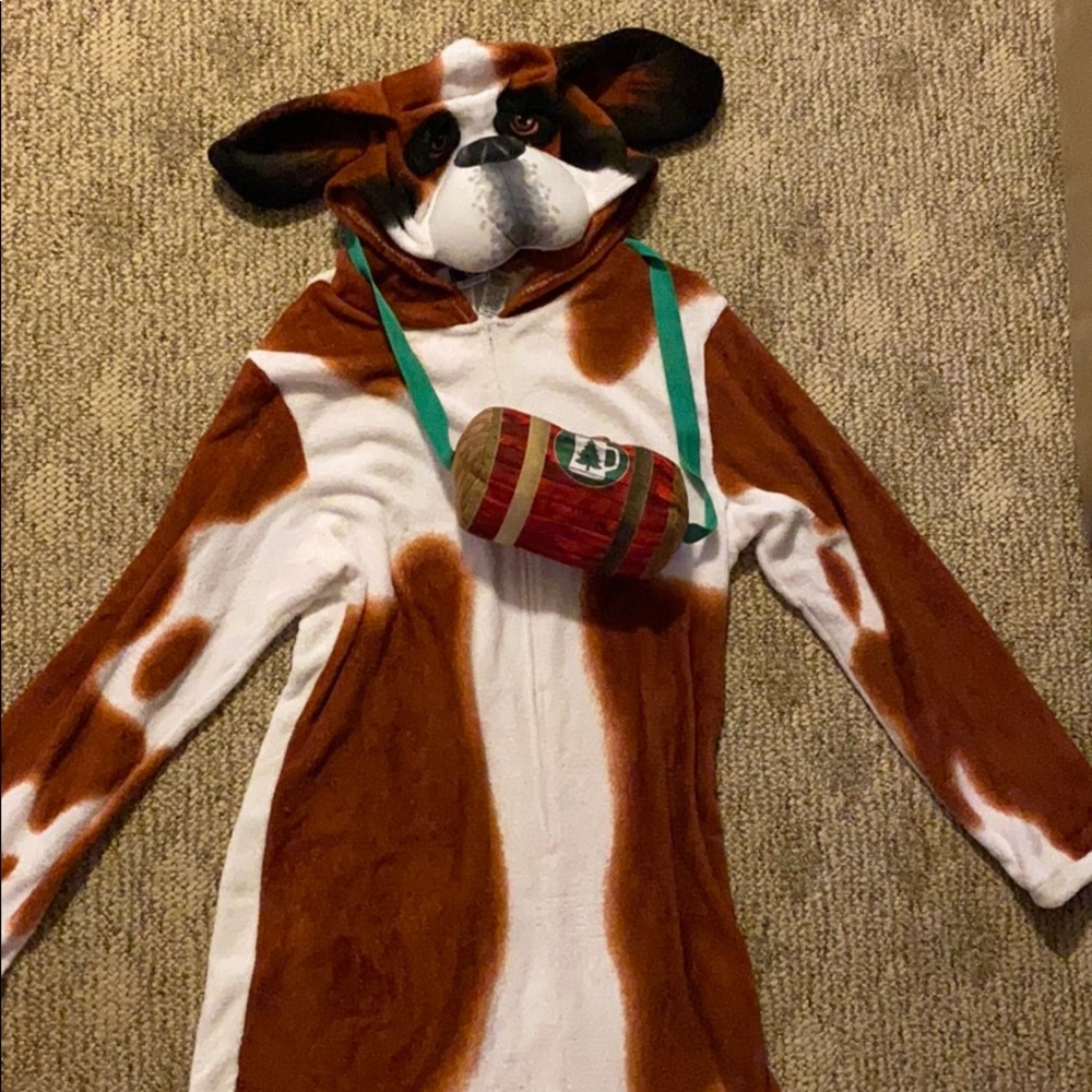 Saint Bernard Christmas Costume Unisex XL